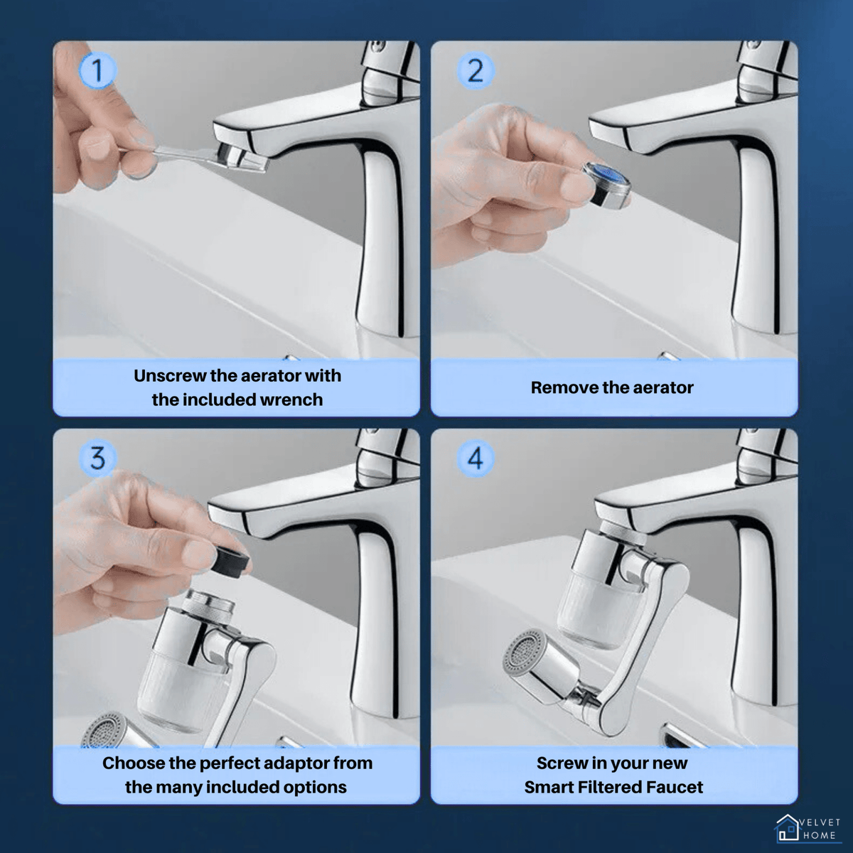 Smart Filtered Faucet - Velvet Home